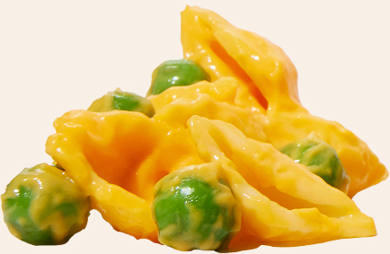 Pile of finger food meal