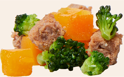 Pile of finger food meal