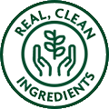 Real, clean ingredients