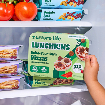 Nurture Life Lunchkins in Fridge