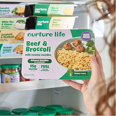 Nurture Life Meals in Fridge