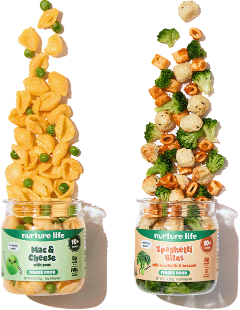 Finger food spilled out of jar