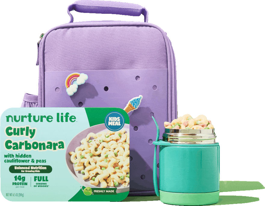 Lunchbox with thermos and Nurture Life meal