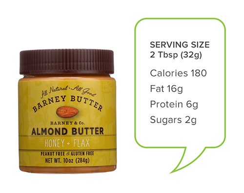 peanut butter alternatives | almond butter honey + flax