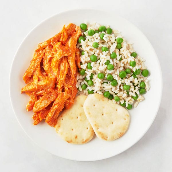 dinner ideas for kids | Butter Chicken with Peas, Rice & Mini Naan | Nurture Life