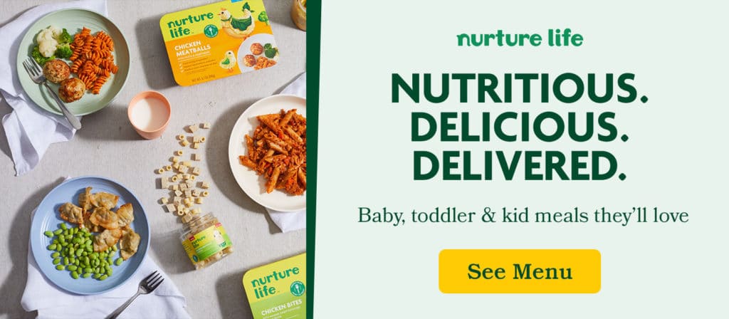 baby, toddler & kid meals | Nurture Life