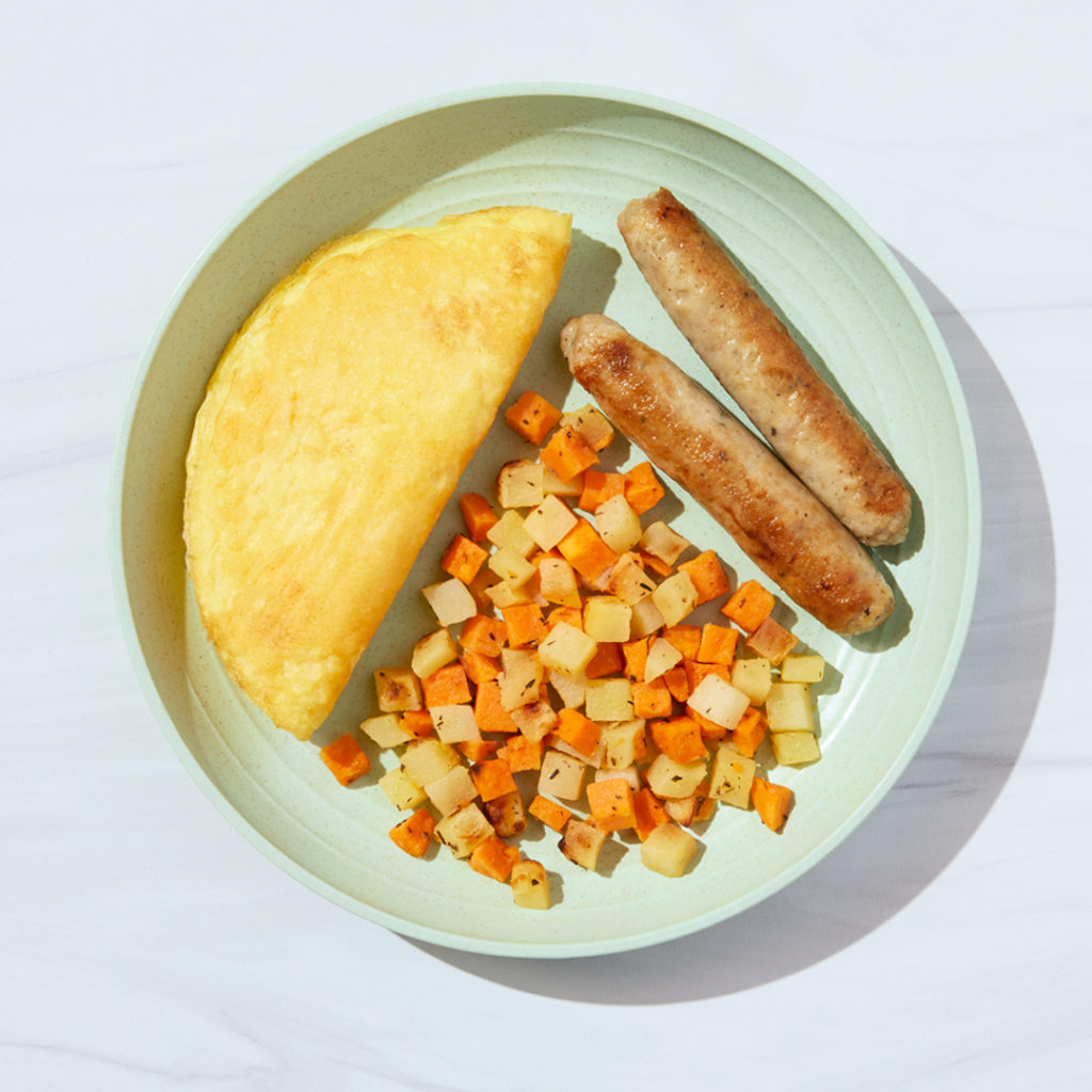 Omelet with Sausage & Potatoes | Nurture Life